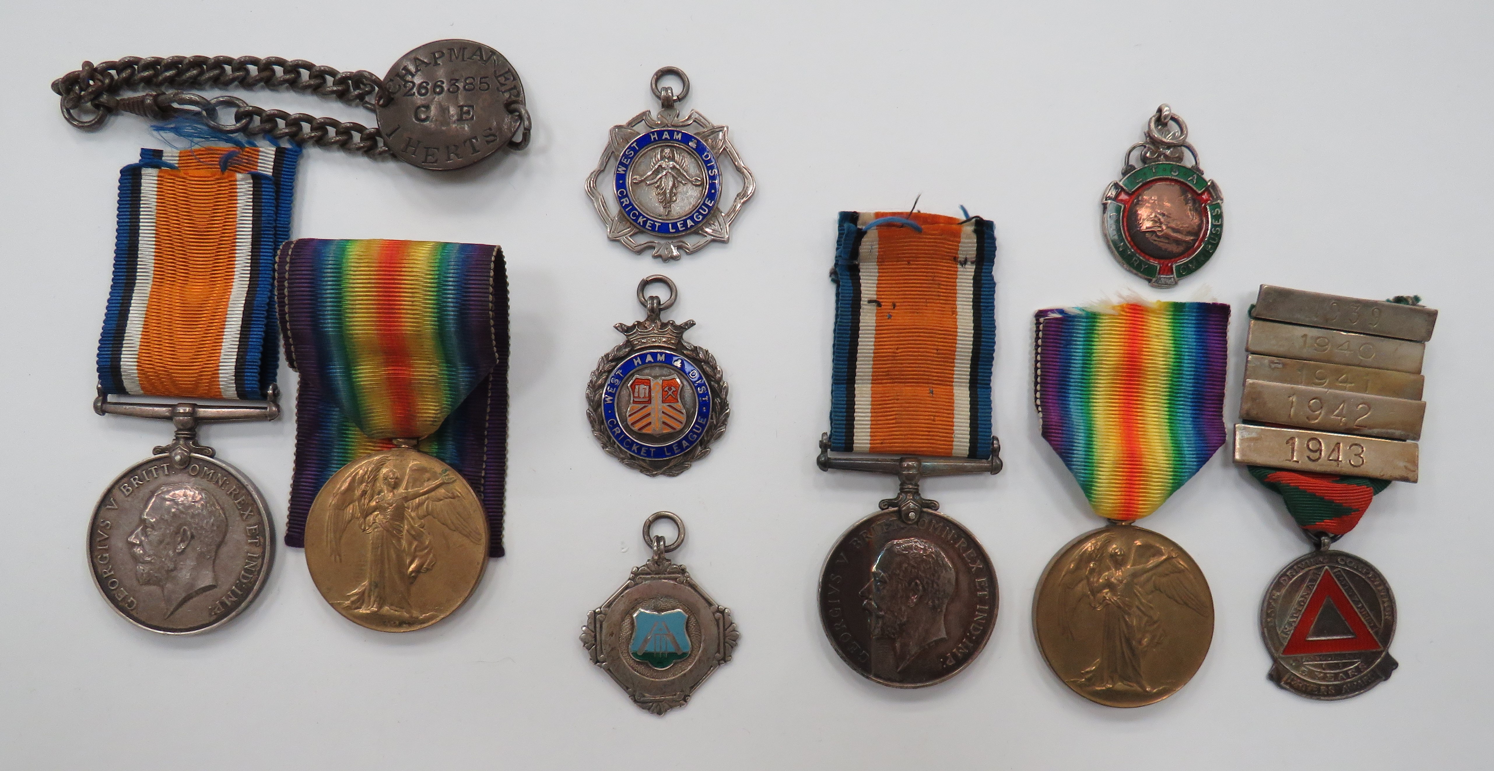 Two WW1 Medal Pairs