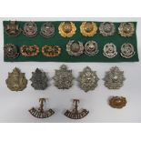 Good Selection of Border Regiment Cap and Collar Badges