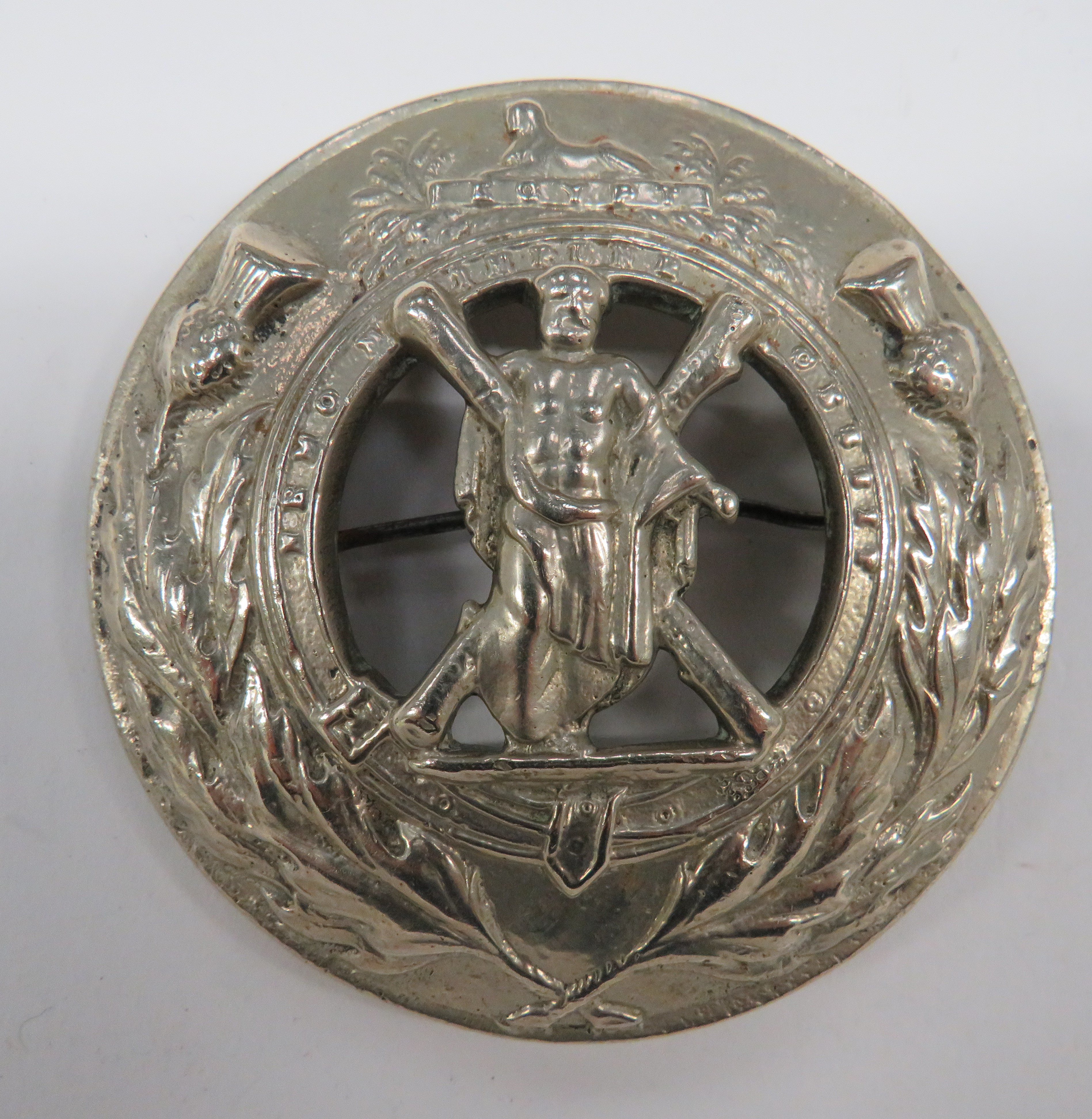 Victorian Dundee Highlanders Plaid Brooch