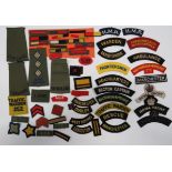 Small Selection of Titles and Arm of Service Badges