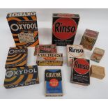 Quantity of WW2 and Post War Soap Powder Packaging