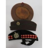 Three Various British Military Caps