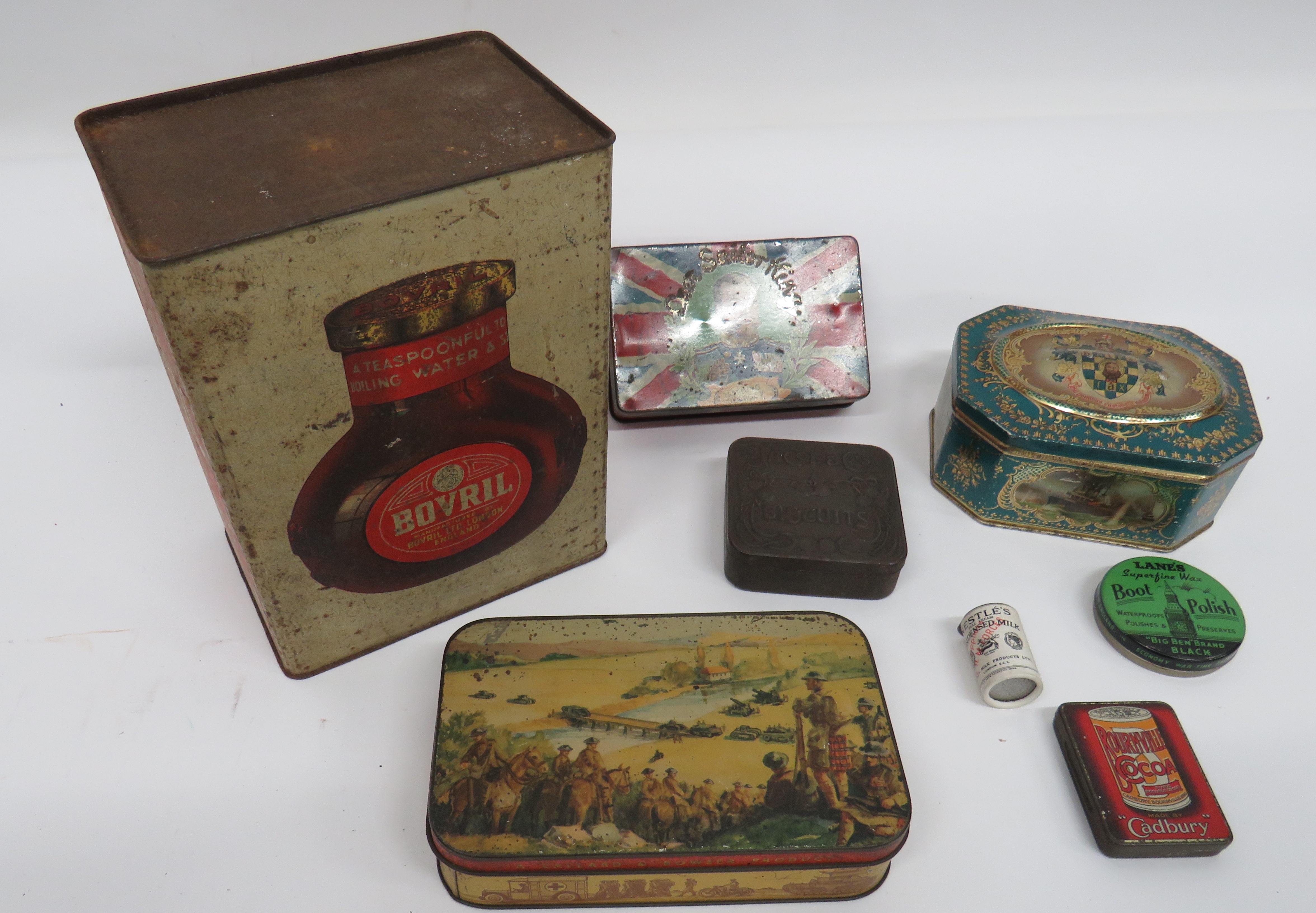 Selection of WW1/WW2 Packaging Tins