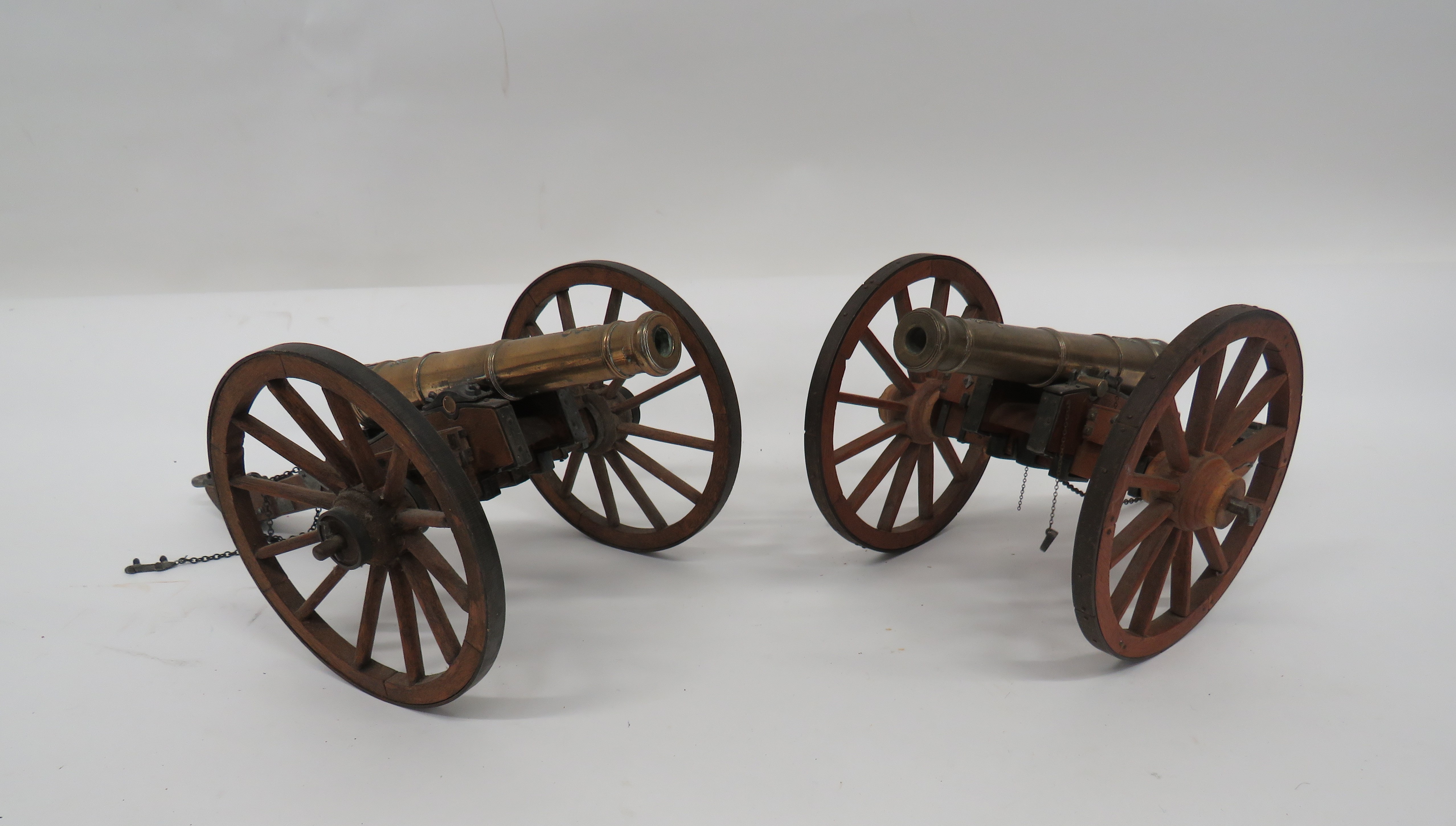 Well Made Pair of Napoleonic Period Field Cannon