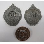 Three WW2 Plastic Economy Badges