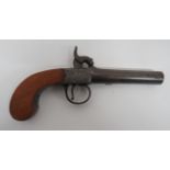 19th Century English Percussion Pocket Pistol