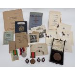 WW2 Medal Group, Ephemera and Family Group