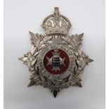 Post 1901 Cinque Ports Sussex Regiment Officer’s Helmet Plate