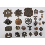 Selection of Various Badges Including American