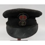 Interwar Royal Navy Petty Officer Service Dress Cap
