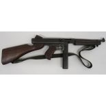 Deactivated American M1A1 Thompson Sub Machine Gun