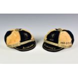 Two extremely rare 1920 ' ALDERNEY ' Muratti caps - Channel Islands football interest - Centenary