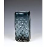 Geoffrey Baxter (1922-1995) for Whitefriars, a textured glass range 'Basket Weave' slab vase,
