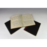 Three handwritten German Occupation diaries - Channel Islands interest, related to Roy E. Carre, the