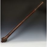 Native Tribal interest - A Fijian root stock vunikau war club, 19th century, possibly earlier, the