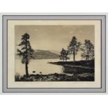 Andrew Watson Turnbull (b.1874), By Lake & Stream and Loch Rannoch, two etchings, signed and