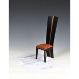 A one-off miniature scale model chair by the designer Yannick Chastang, 2006, a scale model of one