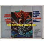 JAMES BOND - The Spy Who Loved Me (1979) British quad film poster, starring Roger Moore, United