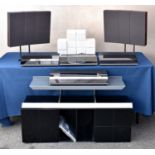 A Bang & Olufsen Beosystem 4500 hi-fi stereo system, comprising a Beogram 4500 CD player, a
