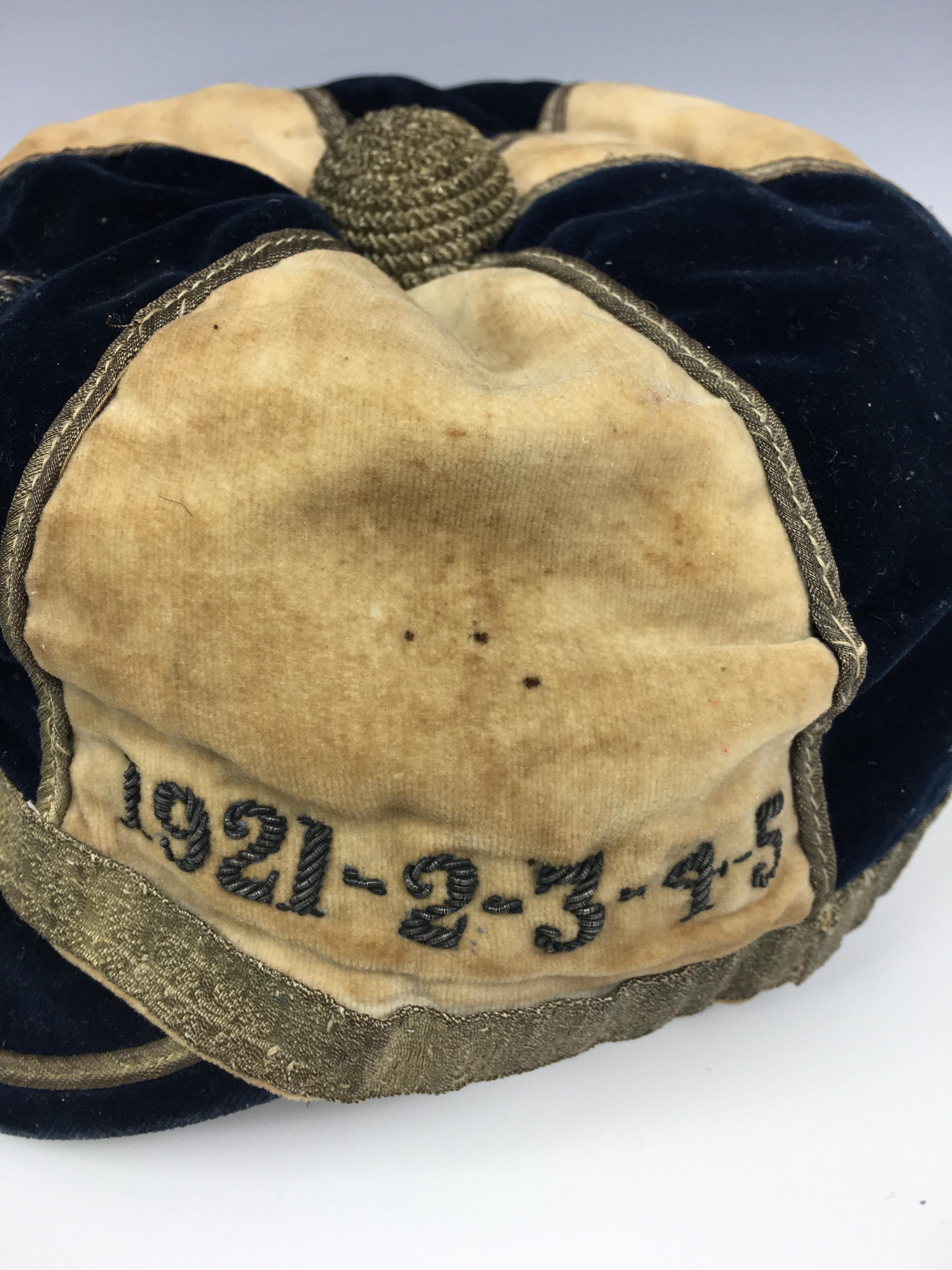 Two extremely rare 1920 ' ALDERNEY ' Muratti caps - Channel Islands football interest - Centenary - Image 4 of 9