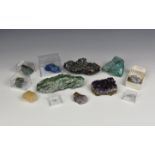 NATURAL HISTORY - Minerals - Various nodules and rocks etc, comprising of Chromium Fuscite / Emerald