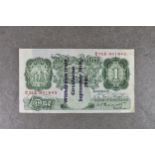 BRITISH BANKNOTE - THE STATES OF GUERNSEY OVERPRINT - Bank of England One Pound overprint - German