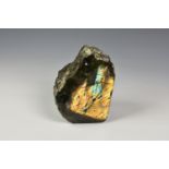 NATURAL HISTORY - A large polished Labradorite boulder specimen, with rich colour play to front