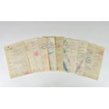 A collection of eleven Red Cross letters - German Occupation interest, relating to the Brouard &