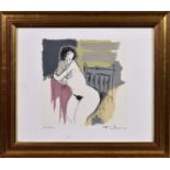 Itzchak Tarkay (Israeli, 1935-2012), Nudes 1, 11, & 111, three serigraph prints, signed in pencil