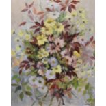 D. Ritson (British, 20th century) Spray of Flowers oil on board, signed lower right 23½ x 19½in. (