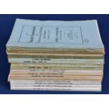 A collection of La Societe Guernesiaise Report & Transactions 1927-1937-1940's-1950's-1960's-1970'