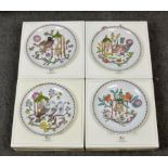 Eight Hutschenreuther limited edition 'Plate of the Month' decorative wall plates designed by Danish