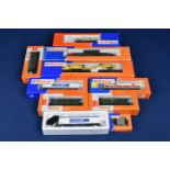 Roco HO scale engines and rolling stock boxed, comprising of Electric Locomotive 43538; Crane with