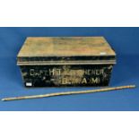 A rummage chest of vintage /antique collectables - Belonging to Capt. H.T. Kitchener comprising of a