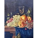 A mid 20th century still life oil on canvas, signed indistinctly lower right may be Sharpe.