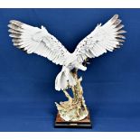 A Guiseppi Armani, Florence, 1988 'White Hawk' figurine. 53.5cm high.