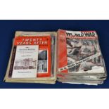 A set of ' World War 1914-1918 A pictured History' propaganda magazines (55) together with Albert