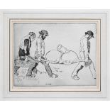 Edmund Blampied R.E. (Jersey, 1886-1966), "The Potato Planters", drypoint etching, signed in the