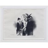 Edmund Blampied R.E. (Jersey, 1886-1966), "For Charity", lithograph, signed and titled in the