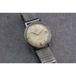 A vintage Omega Seamaster Automatic stainless steel gentleman's wristwatch, with 30mm. silvered
