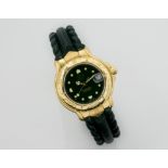 A ladies 18ct gold TAG Heuer Series 6000 automatic wrist watch, c.2001, Ref. WH234, No. 0620, quartz
