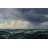 Frederick James Aldridge (British, 1850-1933), Seascape . oil on canvas, signed and dated '97