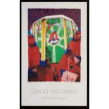 David Hockney OM, CH, RA (British, b.1937), Views of Hotel Well 111, poster published by the Tate