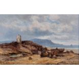 John Holland Sr. (English, b. c.1805. fl.1831-1879), 'Coast & Martello Tower, Jersey, Channel Isles'