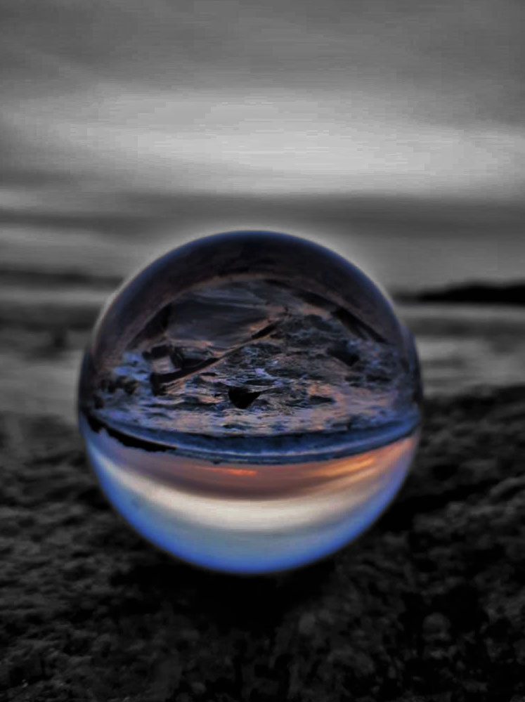 Elodie Bigeard - Glass Ball - photograph unframed w 600 x h 420mm