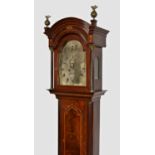 An early 19th century Channel Islands mahogany longcase clock by Naftel of Guernsey, the eight day