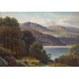 Henry Cheadle (British, 1852-1910), Lakeland landscape oil on canvas, signed lower left 9 3/8 x 13¼