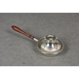A novelty Elizabeth II silver table lighter, fashioned as a saucepan, Adie Brothers Ltd., Birmingham