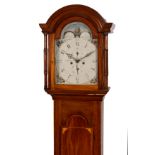 A late 18th century Channel Islands longcase clock by Louis Poignand of Jersey, the eight day,