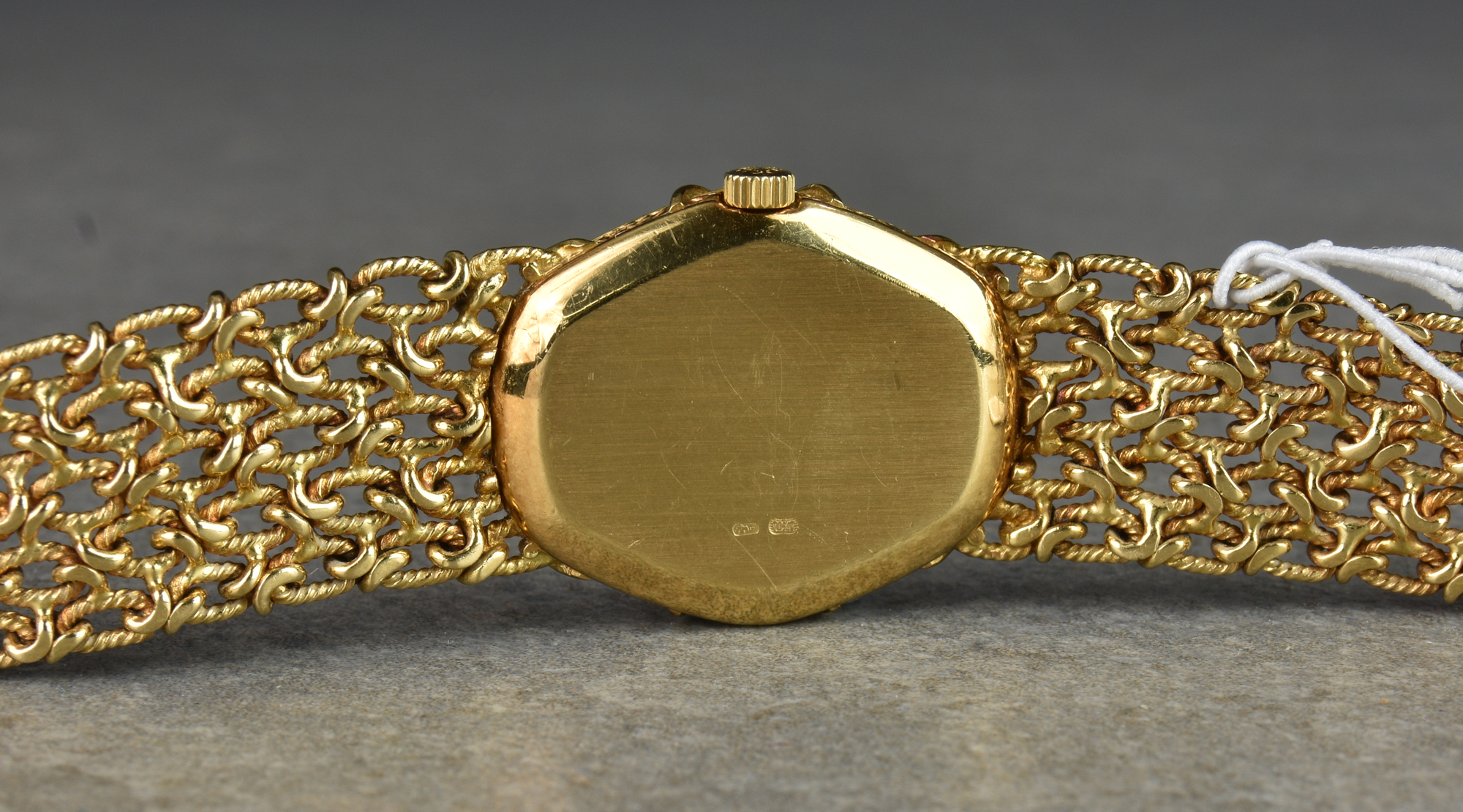 Patek Philippe - a ladies 18ct gold and diamond ladies wrist watch, Ref. 4505/1, Movement No. - Image 6 of 10